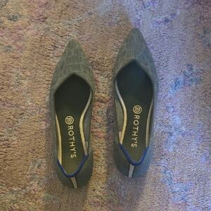 Rothy's Women's Green Point Flats Size 9